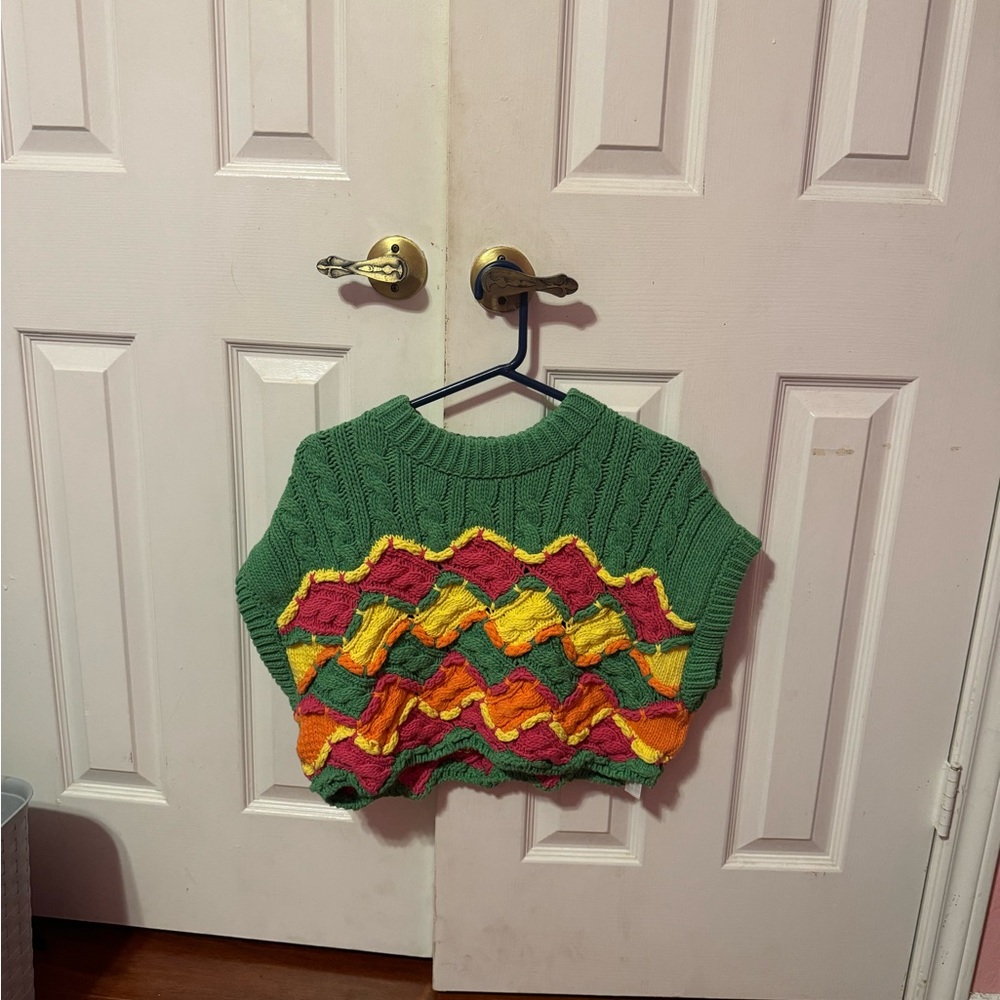 Zara Multicolor Knit Sweater